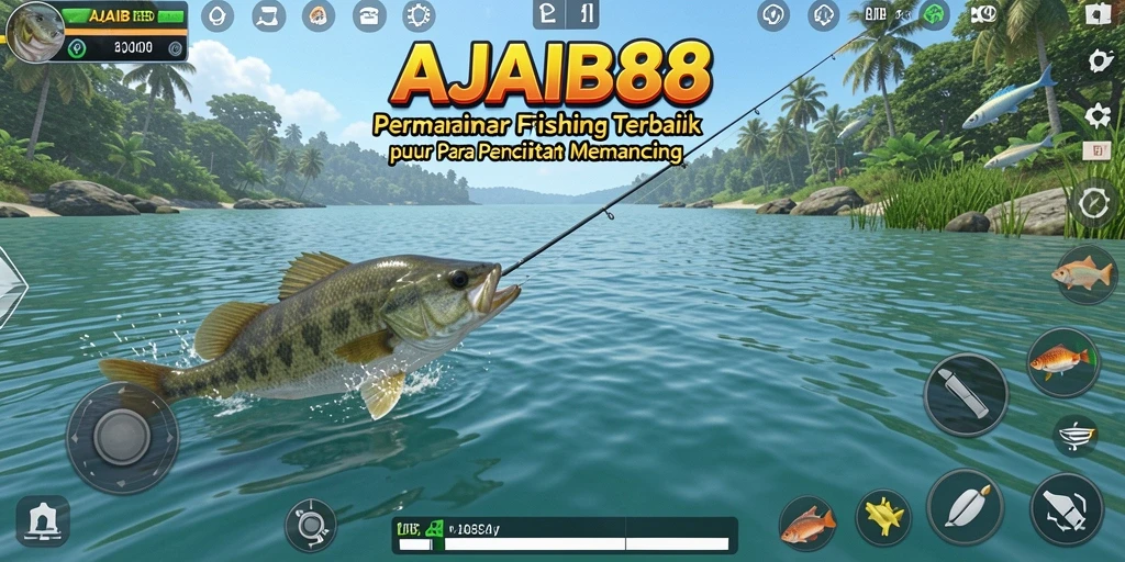 Screenshot utama AJAIB88 menampilkan gameplay memancing yang seru dan menantang.