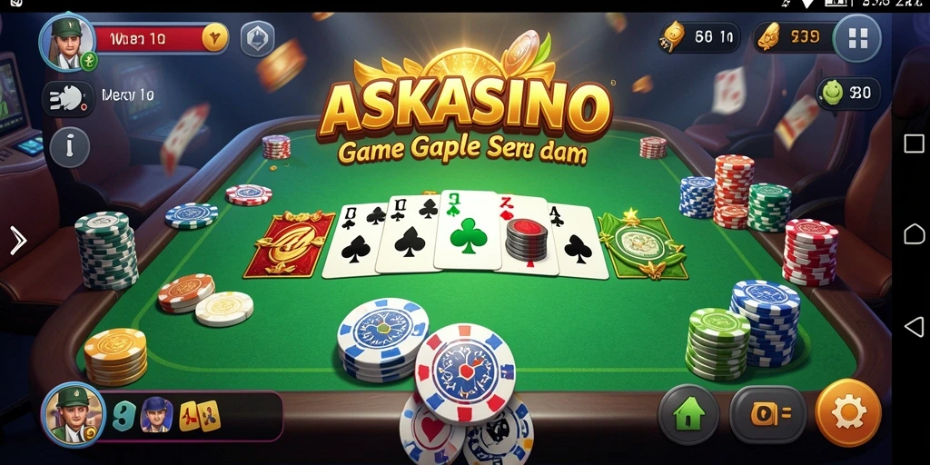 Tampilan gameplay ASKASINO yang menarik dan interaktif.