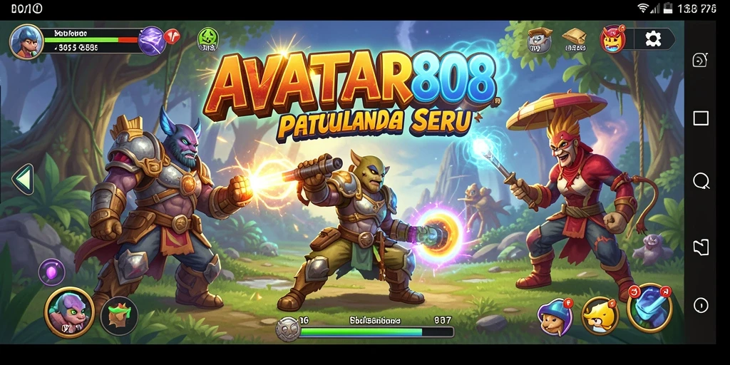 Screenshot menunjukkan aksi seru dalam gameplay AVATAR808 yang menarik.