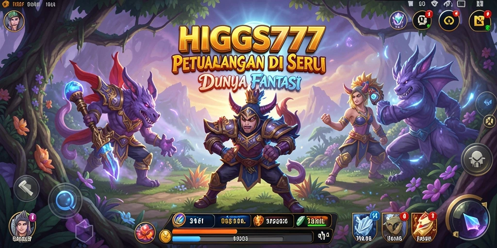 Screenshot gameplay HIGGS777 menampilkan petualangan seru yang menantang.