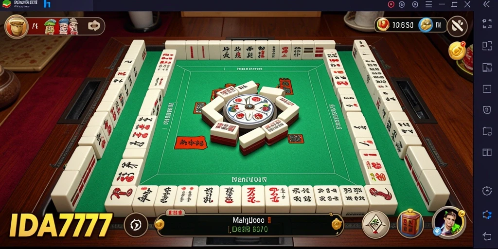 Screenshot gameplay IDA777 menampilkan momen seru bermain Mahjong.