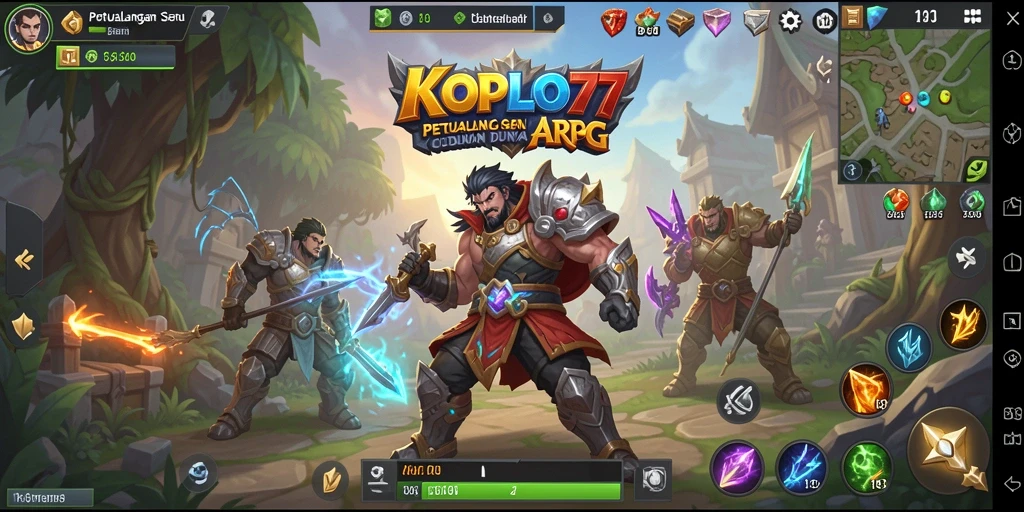Screenshot menampilkan aksi seru dalam permainan KOPLO77.