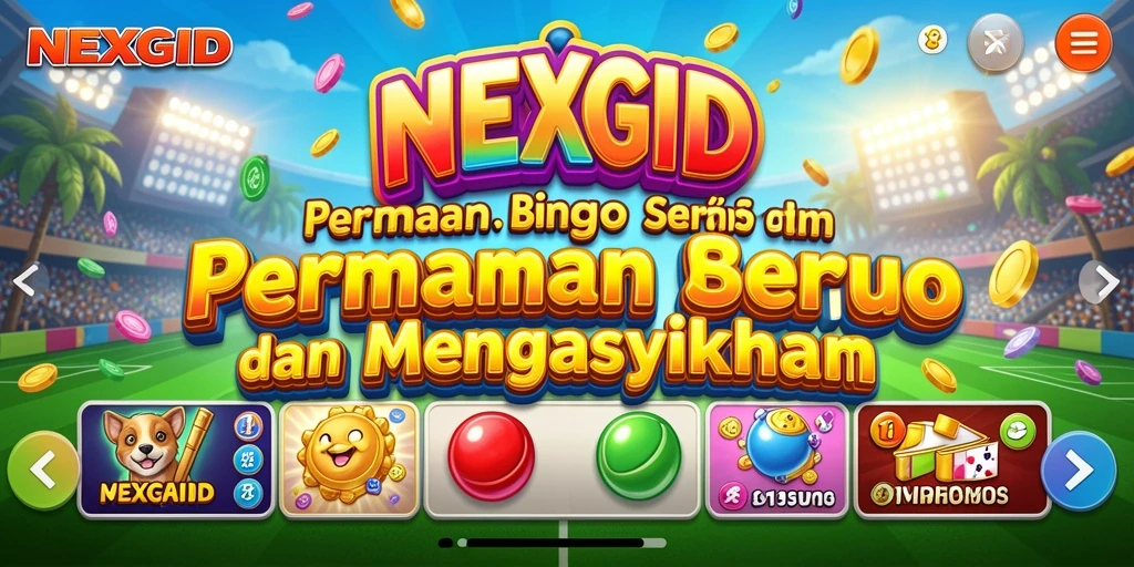 Tampilan gameplay seru dari NEXGID saat bermain Bingo.