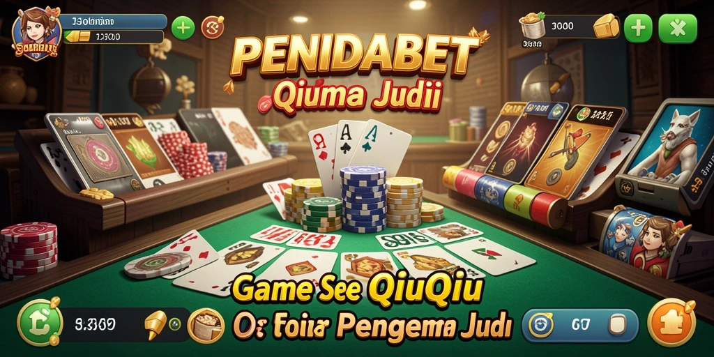 Tampilan gameplay QiuQiu di PENIDABET yang menarik dan interaktif.