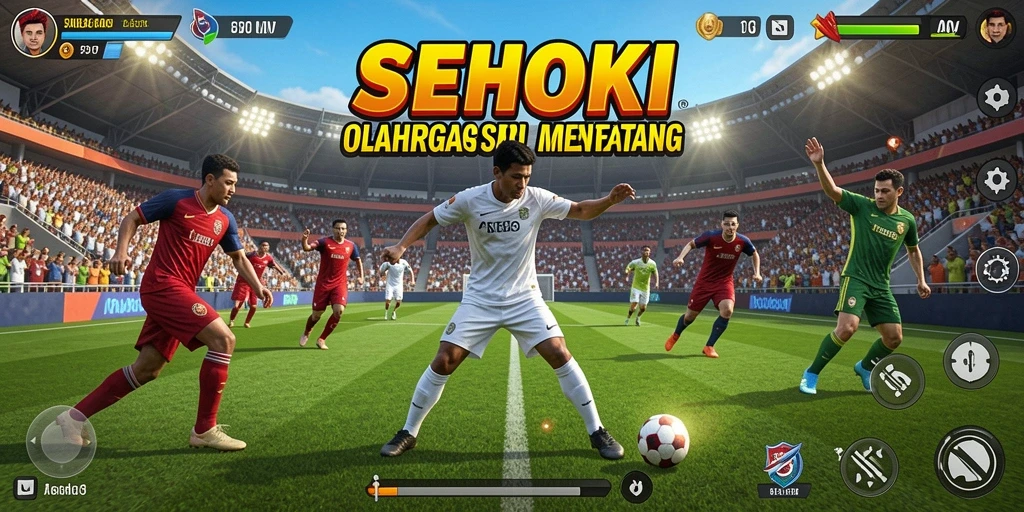 Tampilan gameplay SEHOKI yang menarik dan penuh aksi olahraga.