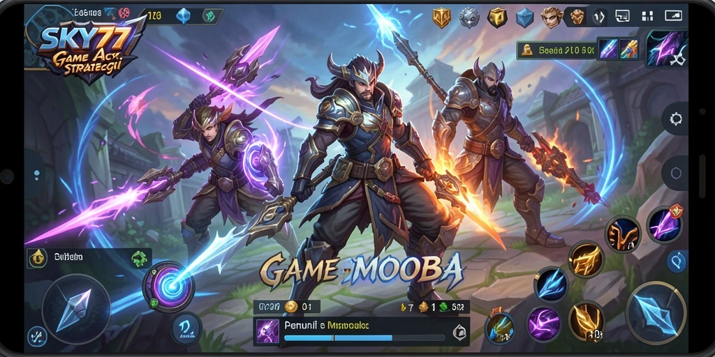 Tampilan gameplay <strong>SKY77</strong> yang seru dan menegangkan antara dua tim.